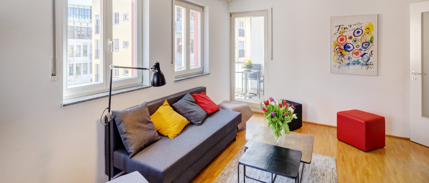 apartamento München Theresienhöhe 02 zona de día  14384