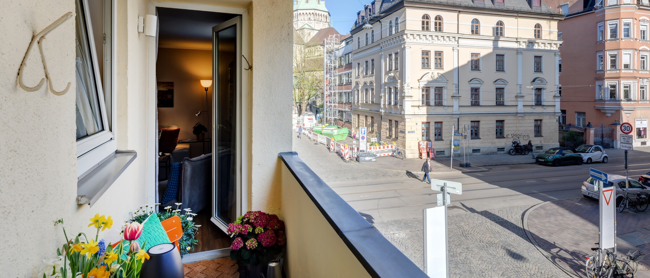apartamento München Lehel 02 balcón 14389