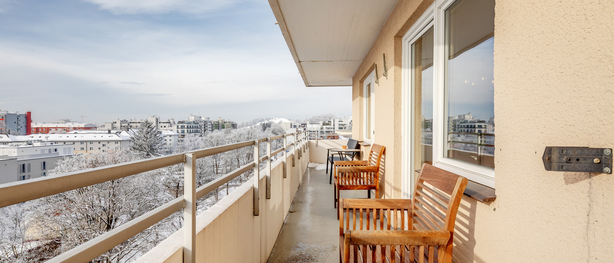 apartamento München Schwabing-Georgenschwaige 01 balcón 1443