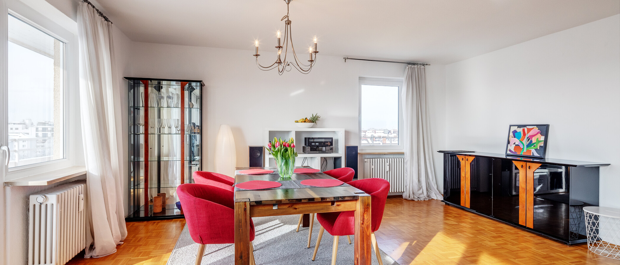 apartamento München Schwabing-Georgenschwaige 03 zona de día  1443