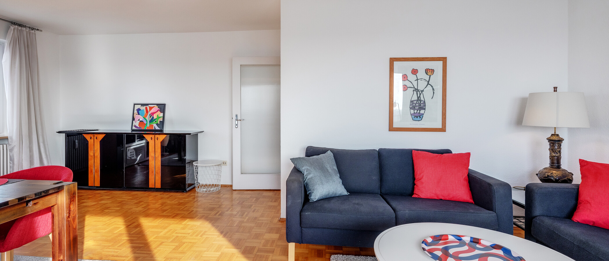 apartamento München Schwabing-Georgenschwaige 04 zona de día  1443