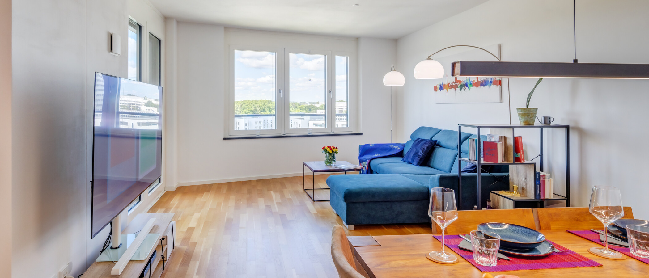 apartamento München Obersendling 02 zona de día  14447
