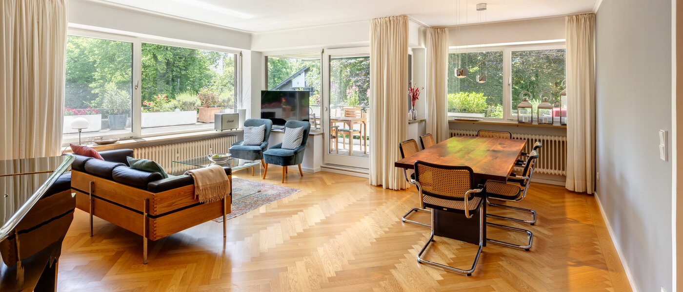 apartamento München Menterschwaige 01 zona de día  14458