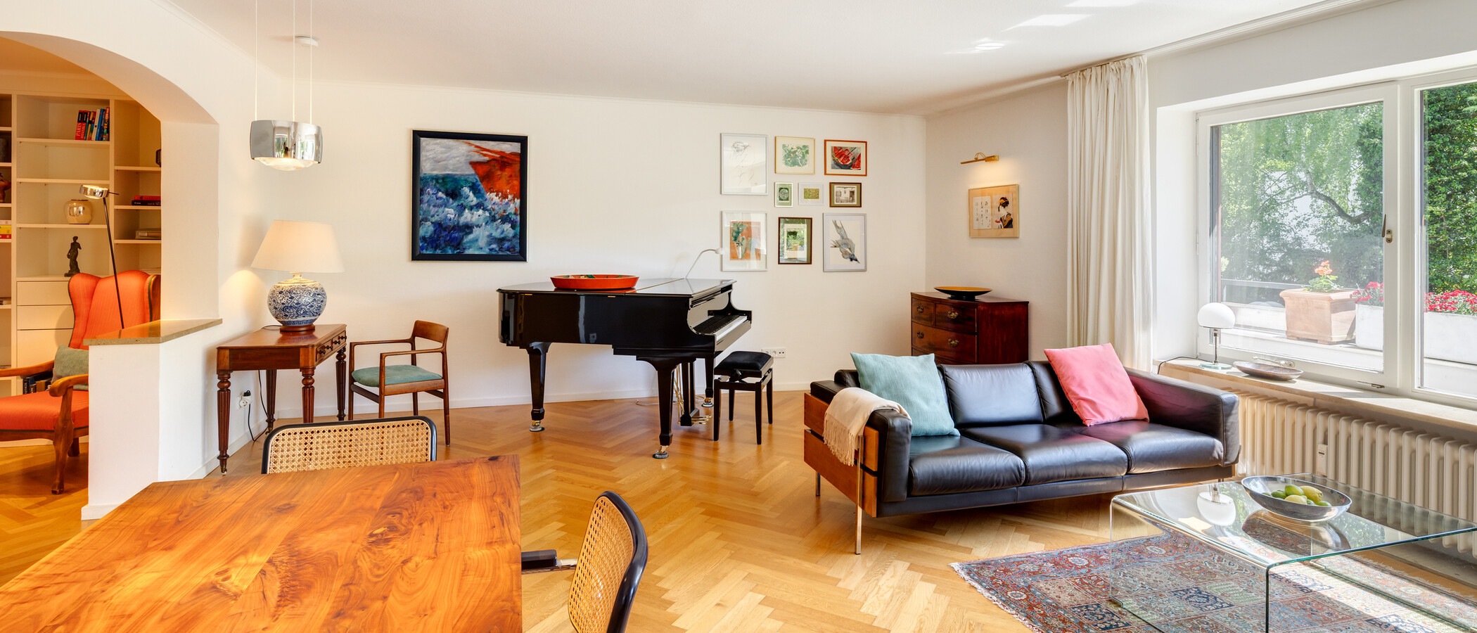 apartamento München Menterschwaige 05 zona de día  14458