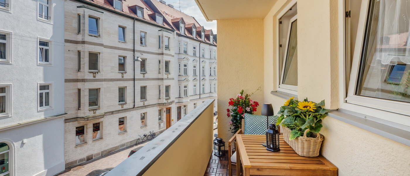 apartamento München Lehel 01 balcón 14461