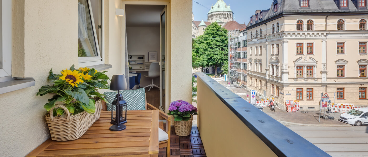 apartamento München Lehel 02 balcón 14461