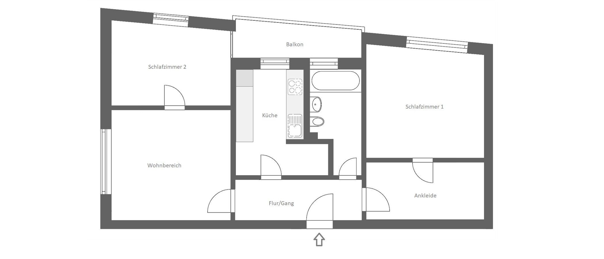 apartamento München Lehel 01 plano 14463
