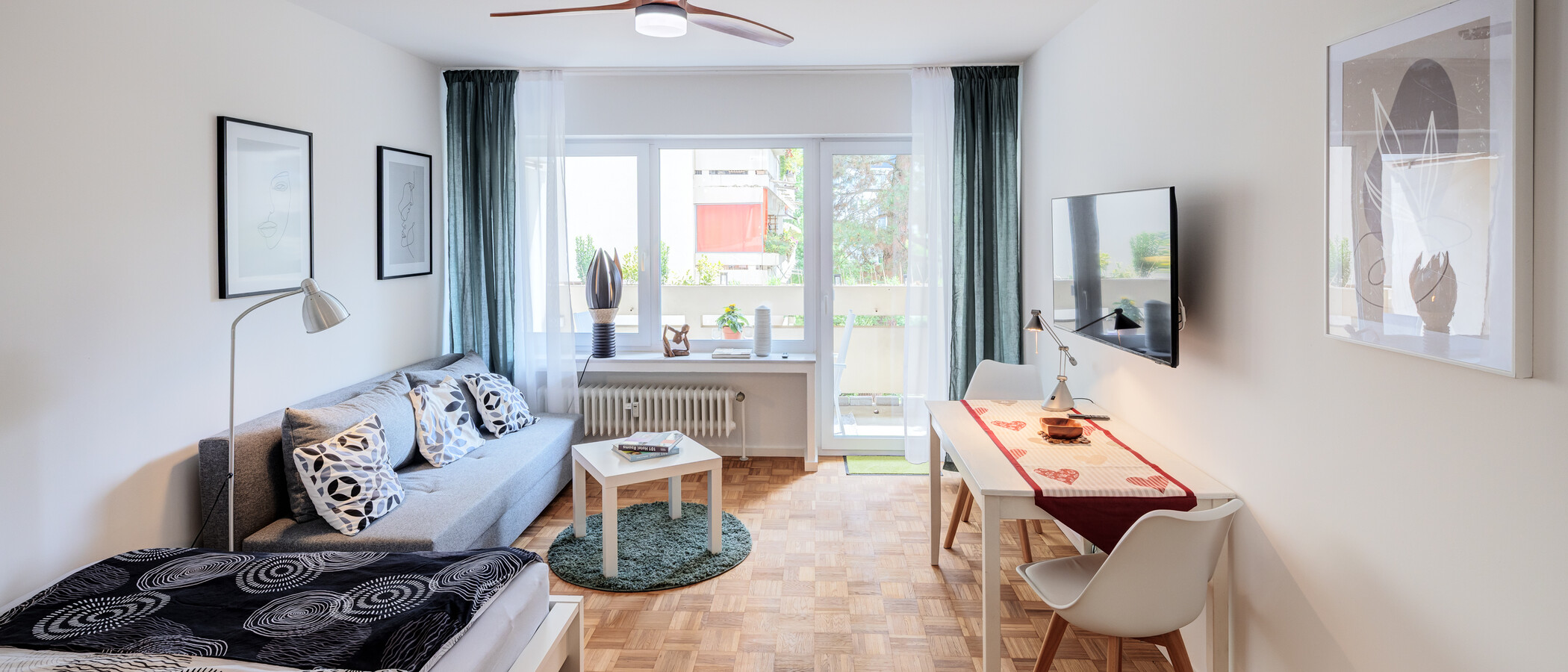 apartamento München Pasing 01 zona de día  14466