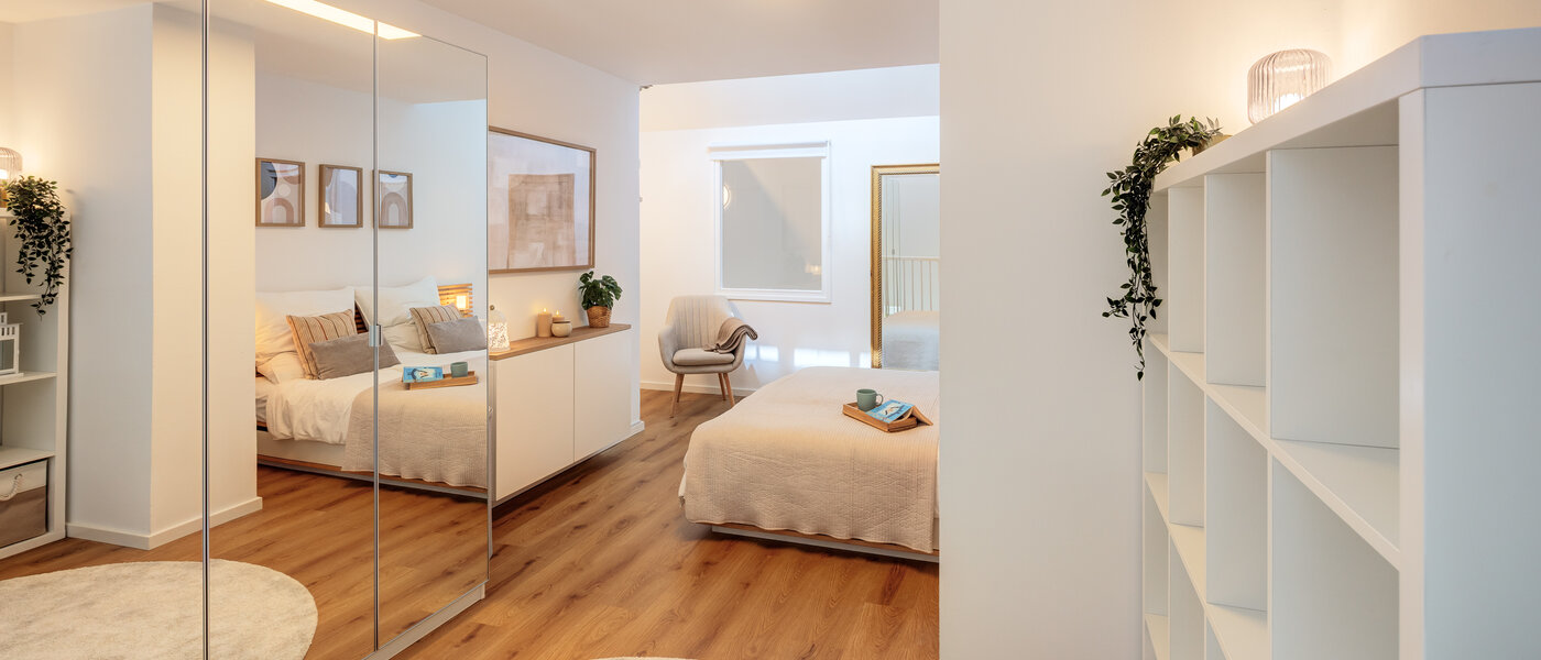 dúplex con galería München Obersendling 02 2. zona de dormir 14471