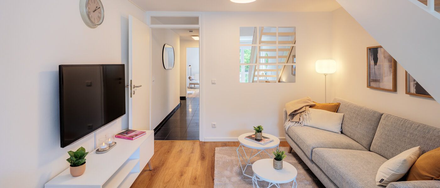 dúplex con galería München Obersendling 05 zona de día  14471