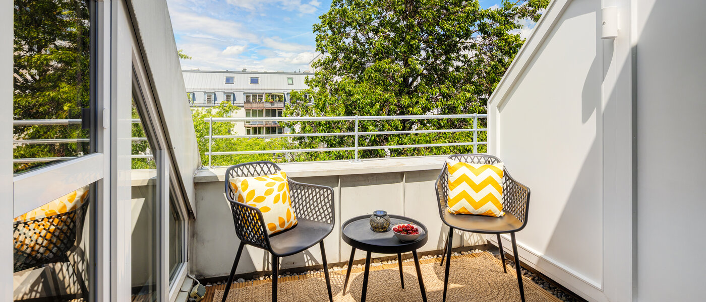 dúplex con galería München Obersendling 01 azotea 14471