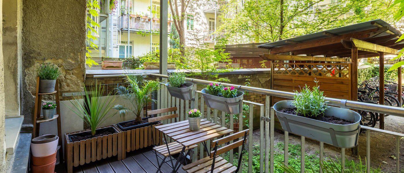 apartamento München Dreimühlenviertel 01 balcón 14476