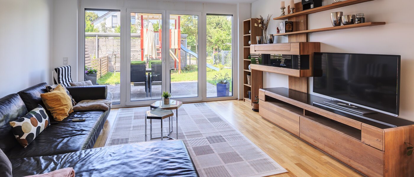 chalet adosado en esquina Karlsfeld 03 zona de día  14478