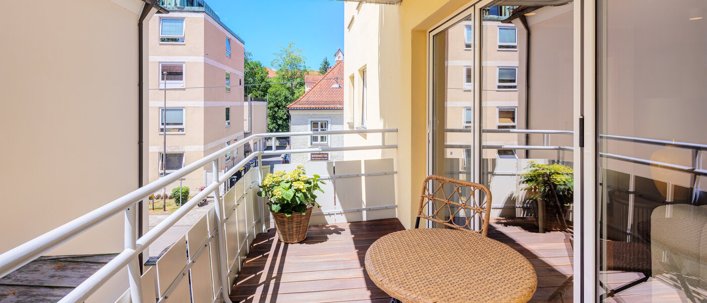 apartamento München Maxvorstadt - Universitätsviertel 03 balcón 14491