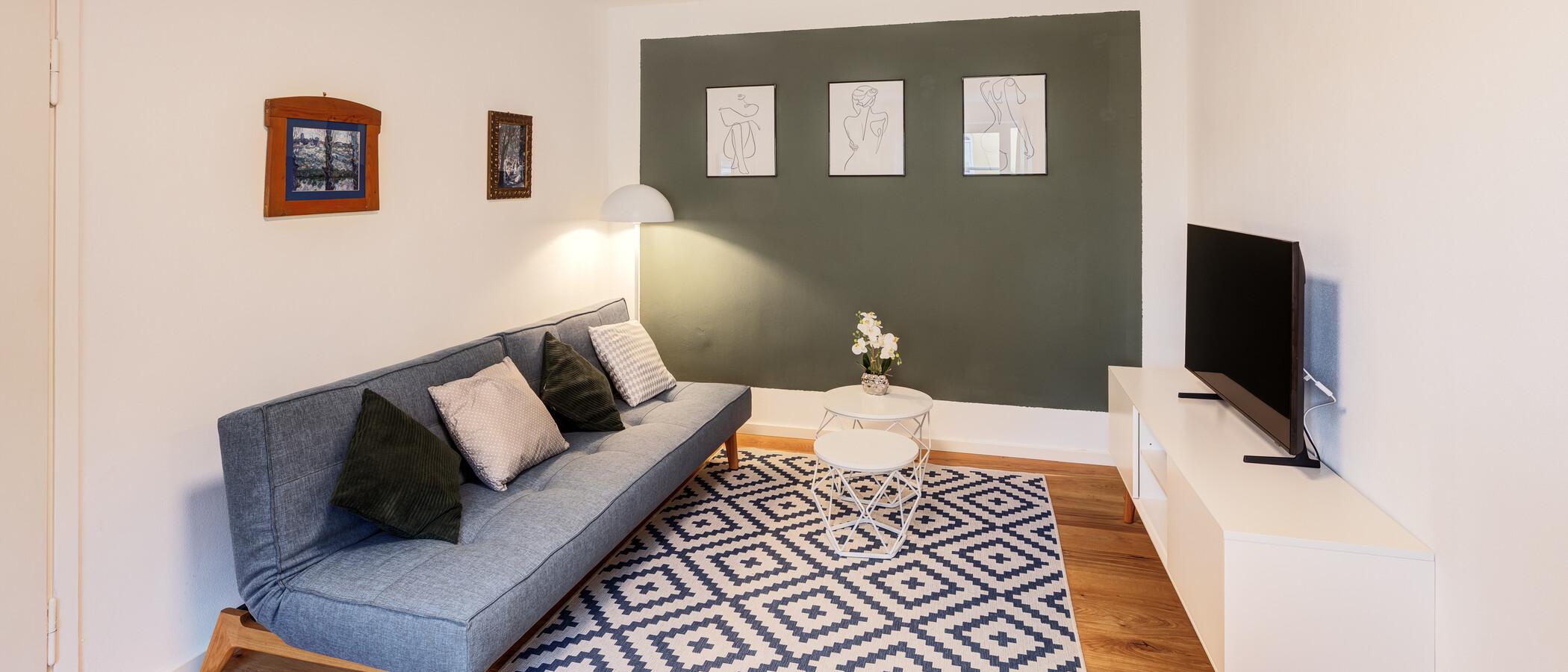 apartamento München Maxvorstadt 01 zona de día  14500