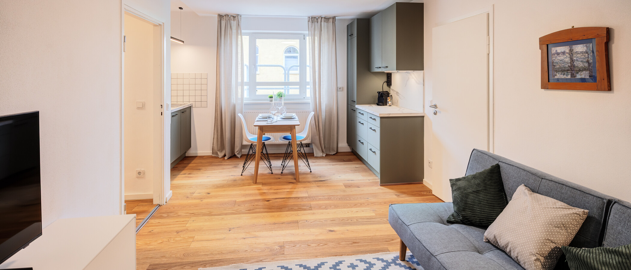 apartamento München Maxvorstadt 02 zona de día  14500