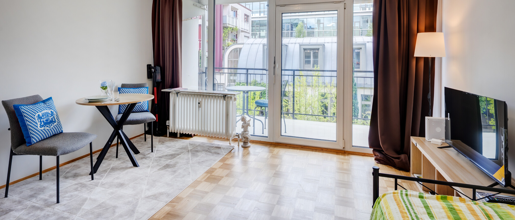 apartamento München Maxvorstadt 01 zona de día  14504