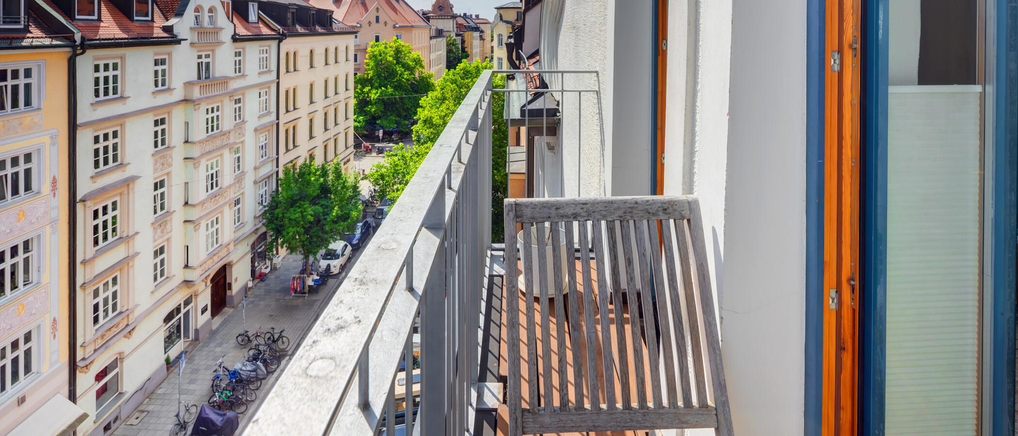 ático München Dreimühlenviertel 03 balcón 14505