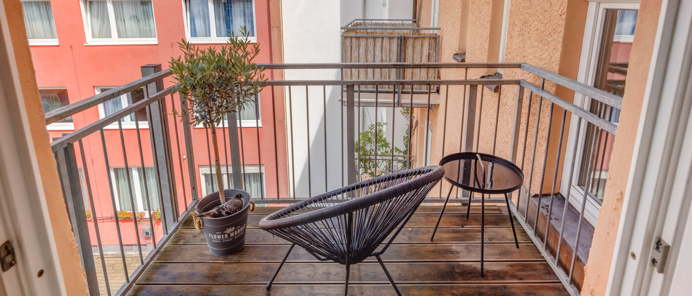 apartamento München Schwanthalerhöhe 01 balcón 14516