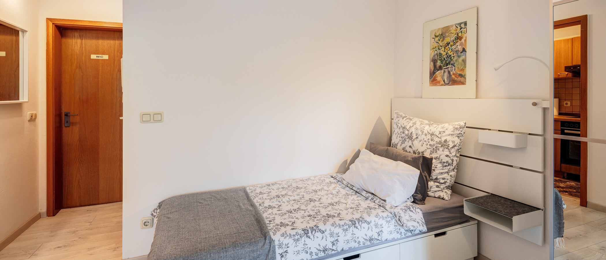 apartamento München Trudering 01 zona de dormir 14518