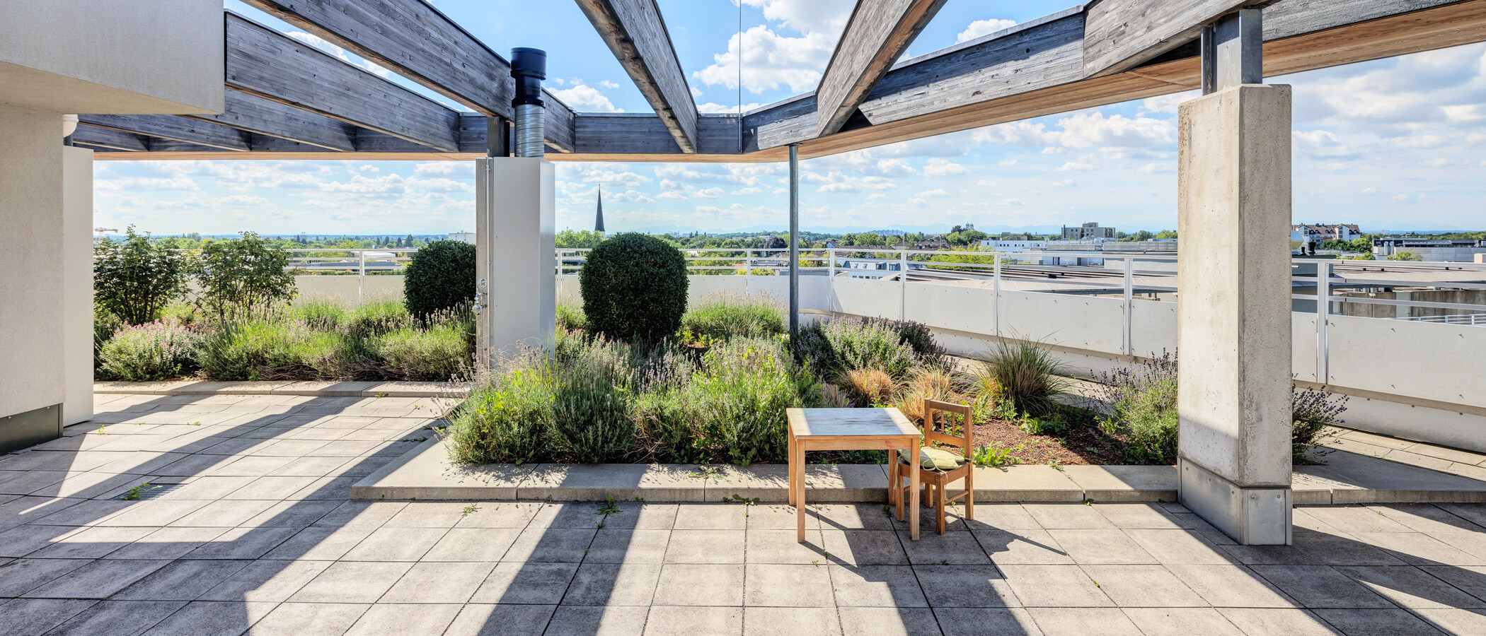 apartamento München Berg am Laim 01 patio común 14522