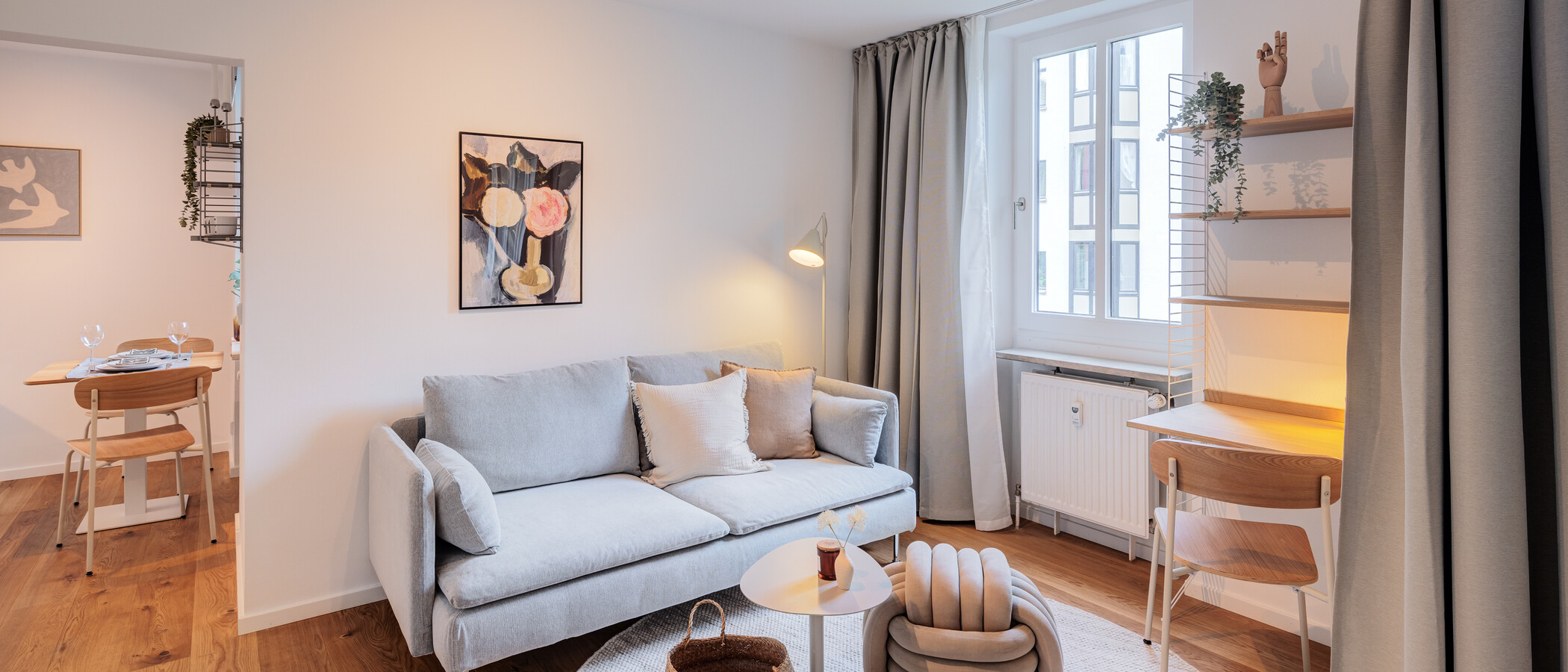 apartamento München Thalkirchen 01 zona de día  14526