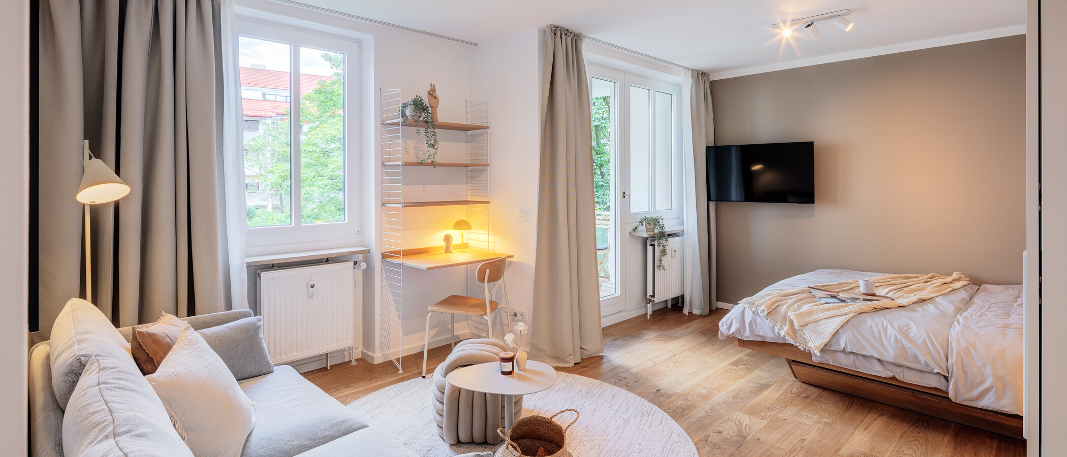 apartamento München Thalkirchen 02 zona de día  14526