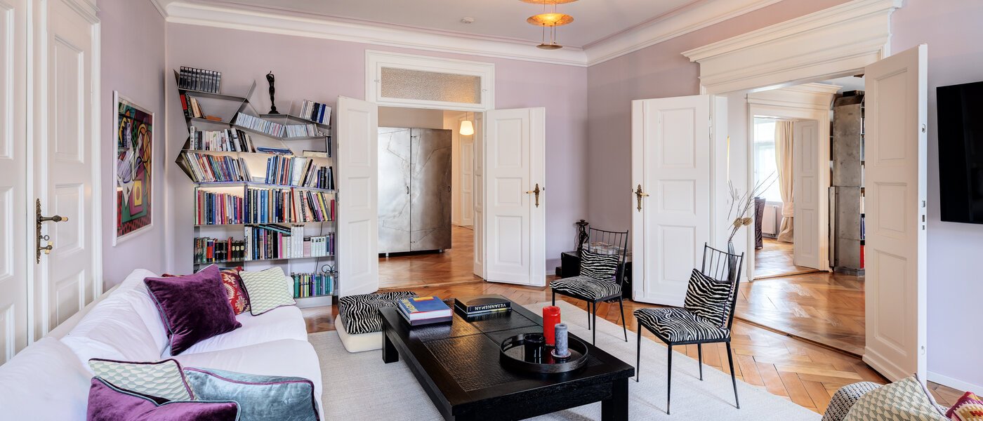 apartamento München Neuhausen 03 sala de estar 14528