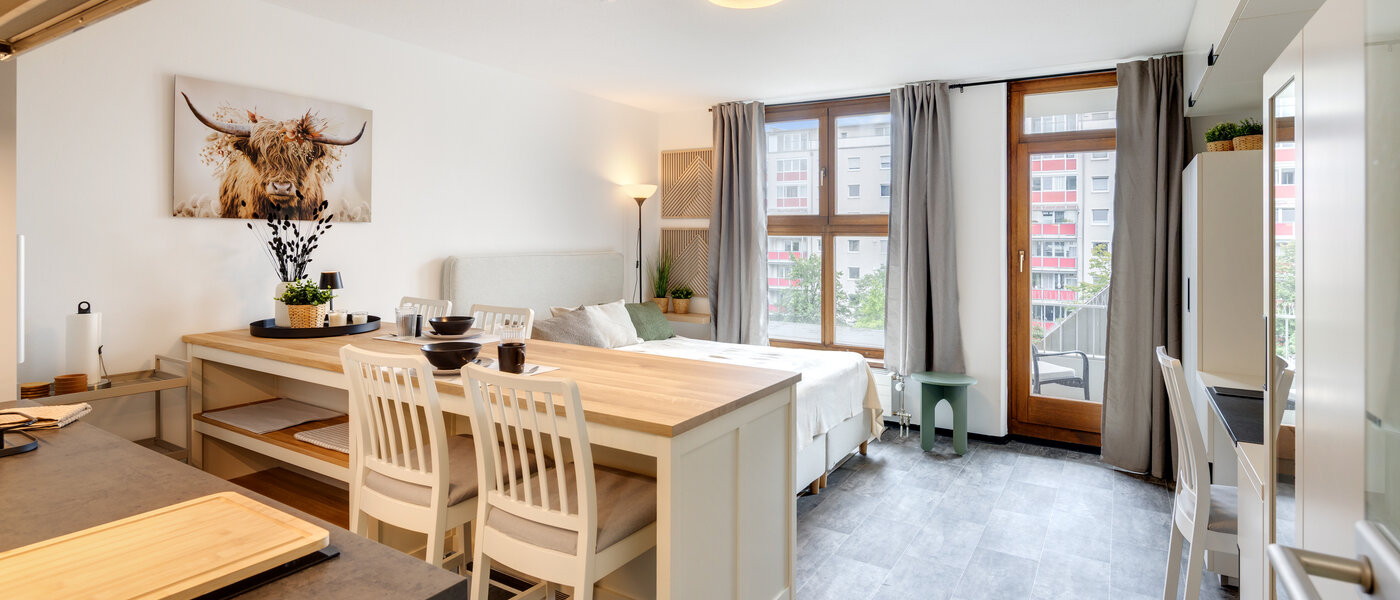 apartamento München Milbertshofen 01 zona de día  14531