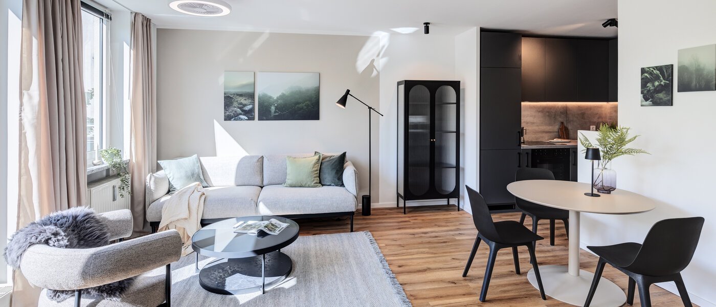 apartamento München Maxvorstadt 03 zona de día  14537