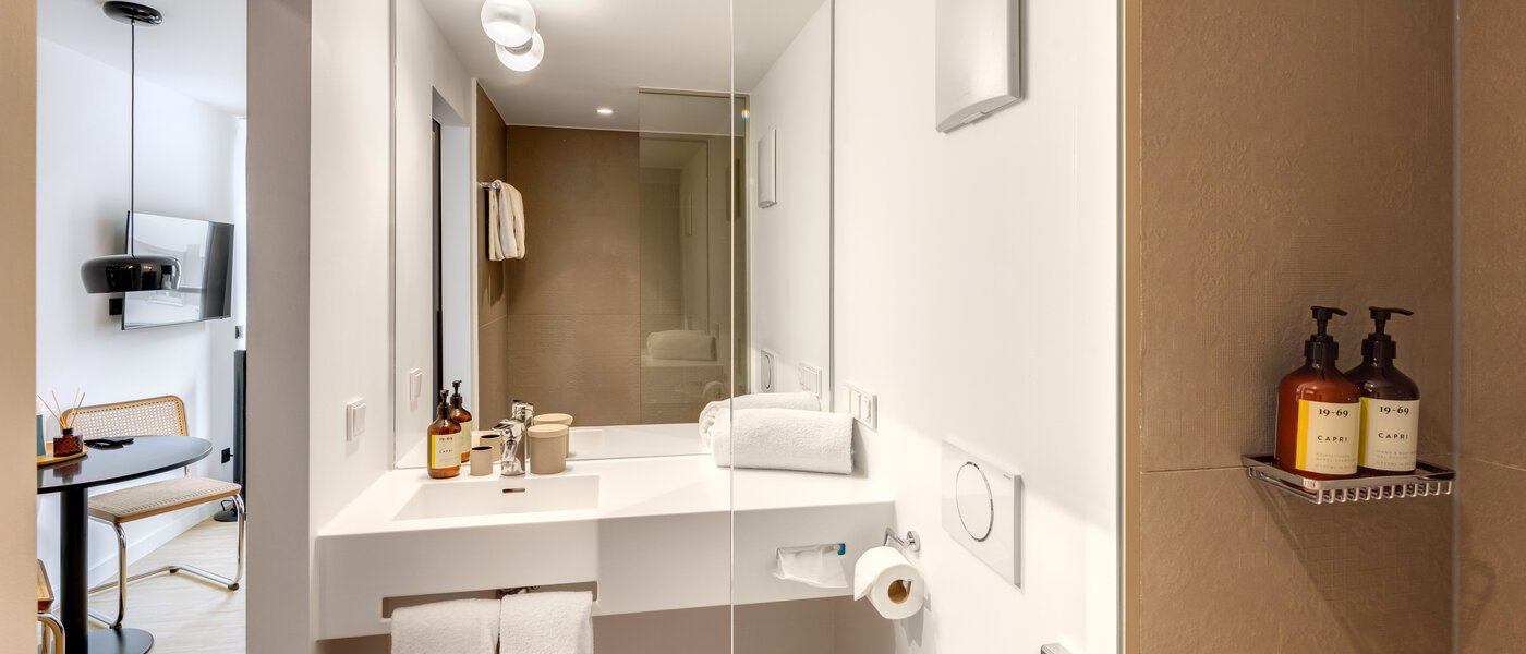 apartamento München Schwabing-West (rund um den Hohenzollernplatz) 01 baño 14544