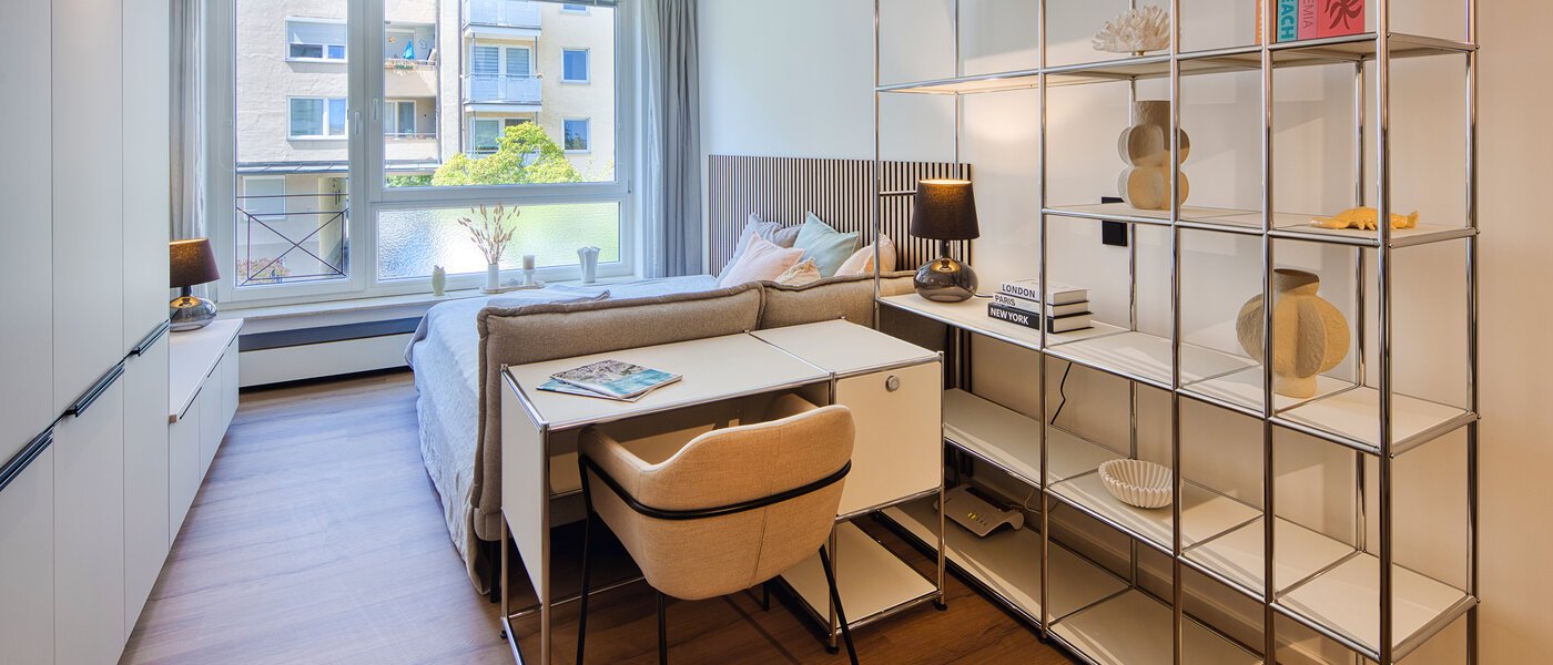 apartamento München Schwabing-West 01 zona de día  14552