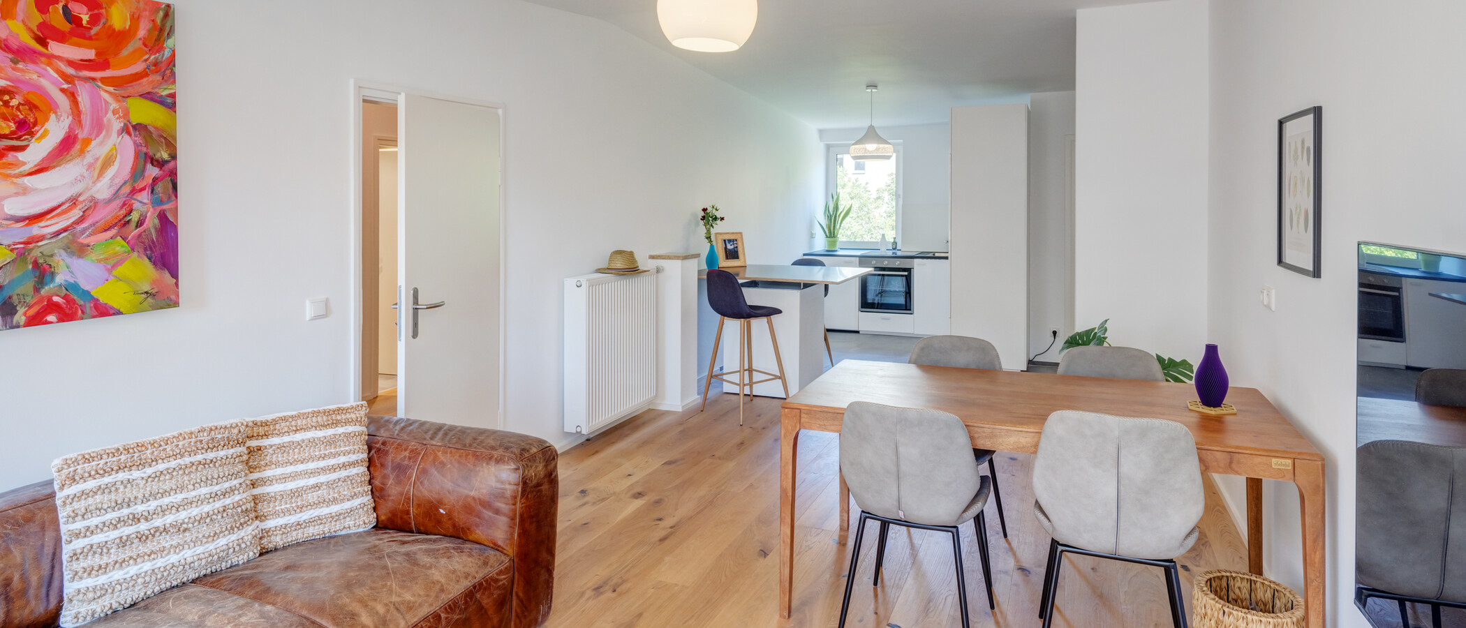 apartamento München Parkstadt Bogenhausen 02 zona de día  14554