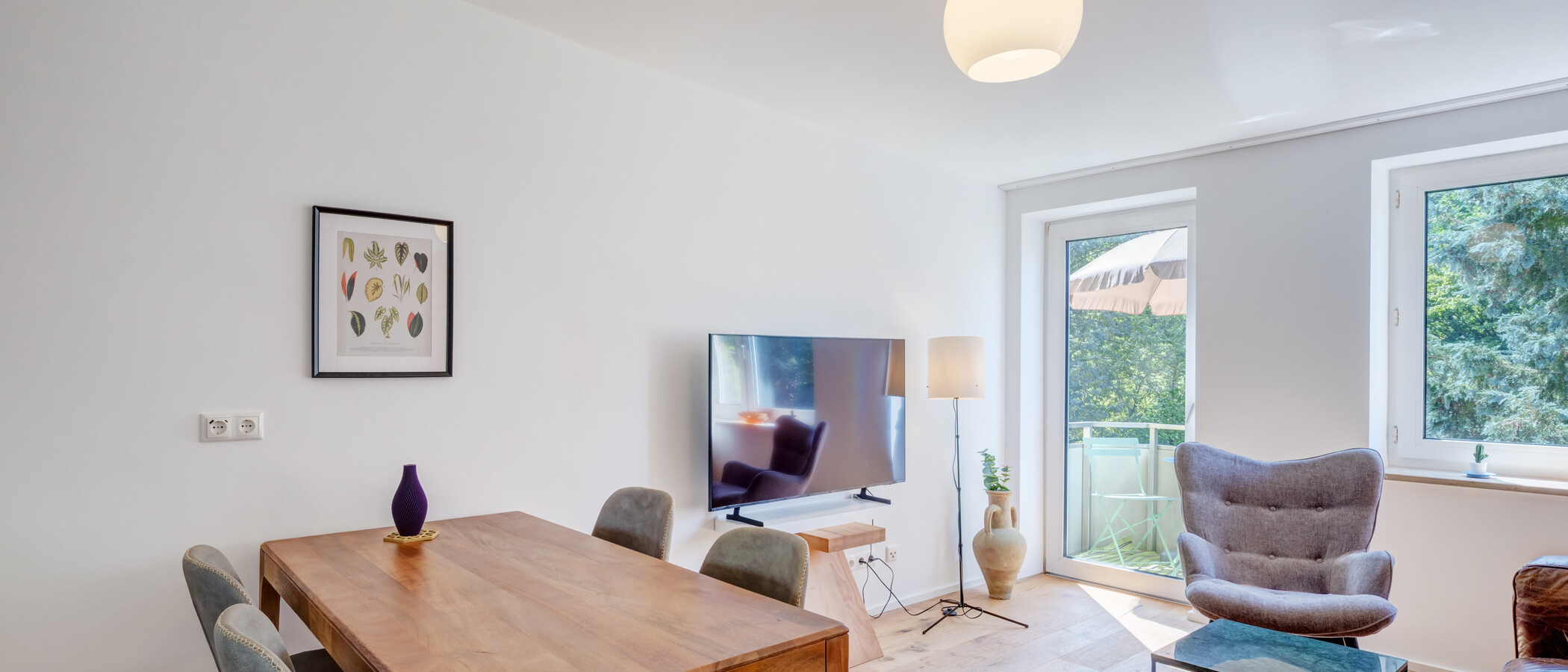 apartamento München Parkstadt Bogenhausen 04 zona de día  14554