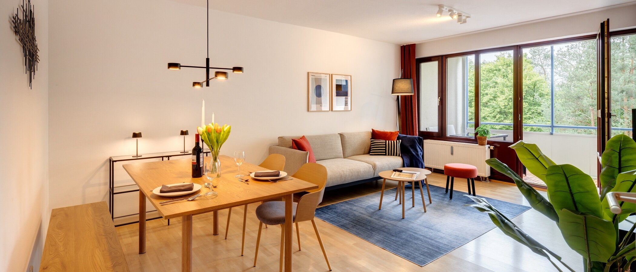 apartamento München Neuperlach 02 zona de día  14565