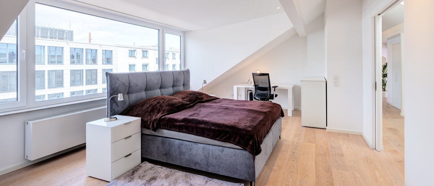 ático München Maxvorstadt 02 dormitorio 14568