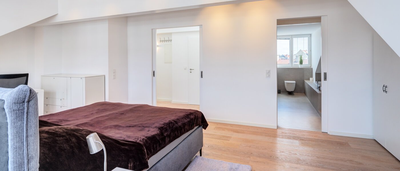 ático München Maxvorstadt 03 dormitorio 14568