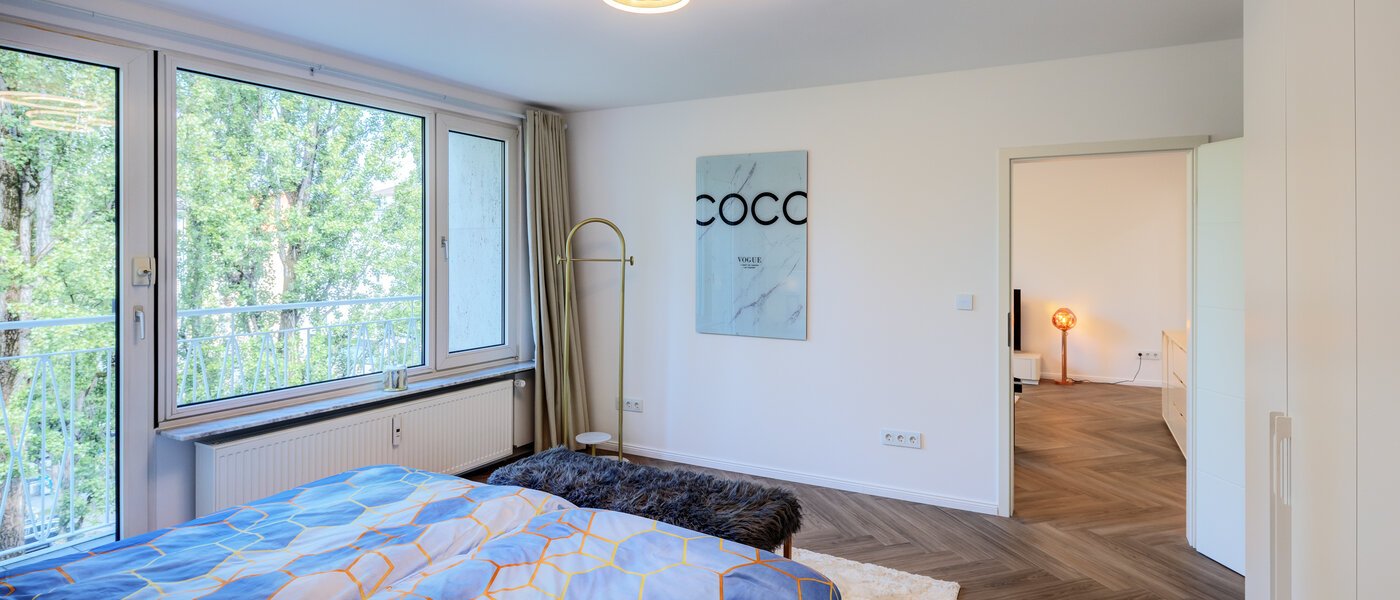 apartamento München Schwabing (rechts der Leopoldstraße) 02 dormitorio 14569