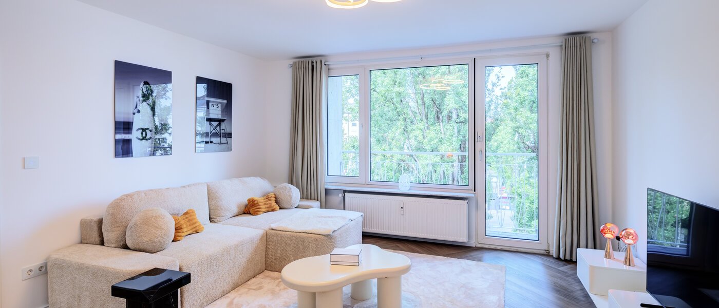 apartamento München Schwabing (rechts der Leopoldstraße) 02 zona de día  14569