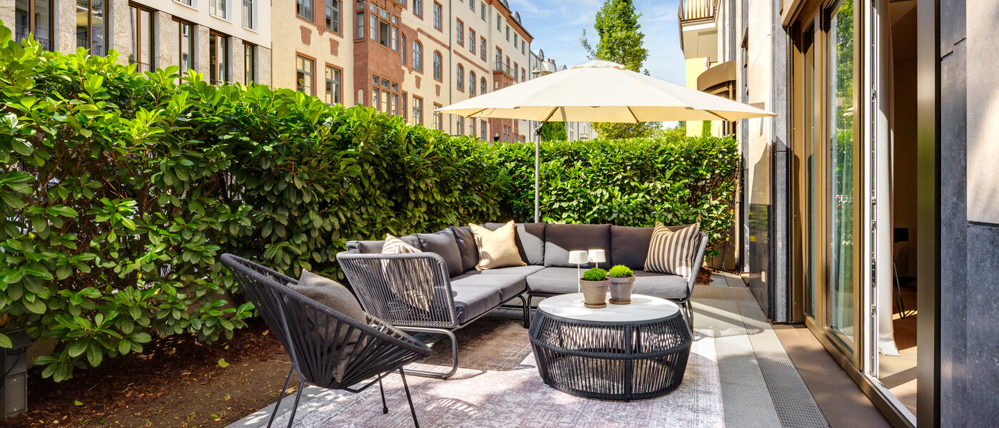 apartamento München Maxvorstadt - Museumsviertel 01 terraza 14574