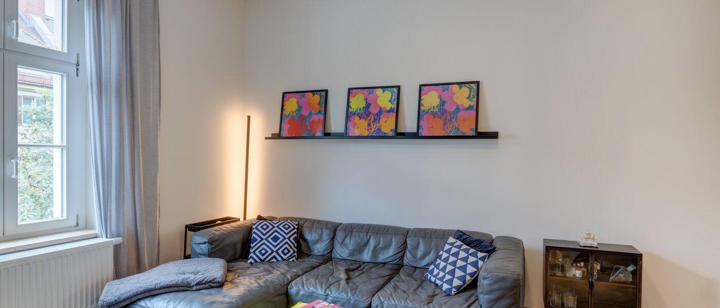 apartamento München Altbogenhausen 02 sala de estar 14584