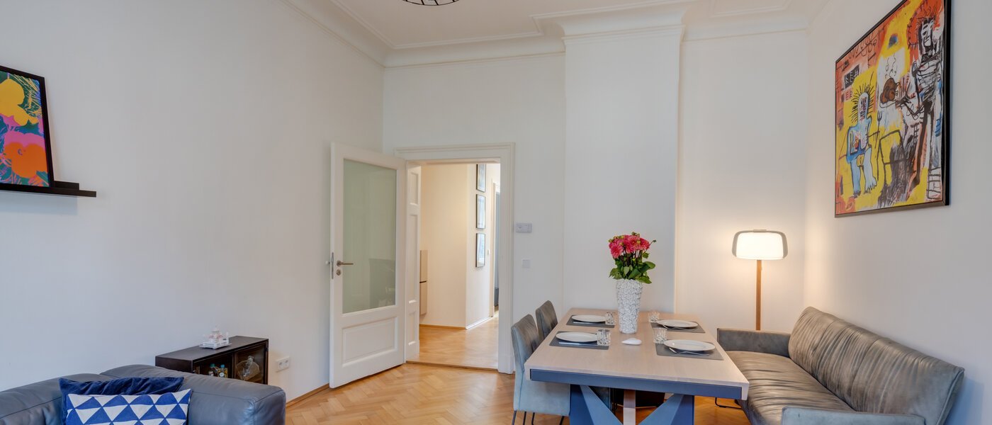 apartamento München Altbogenhausen 03 sala de estar 14584