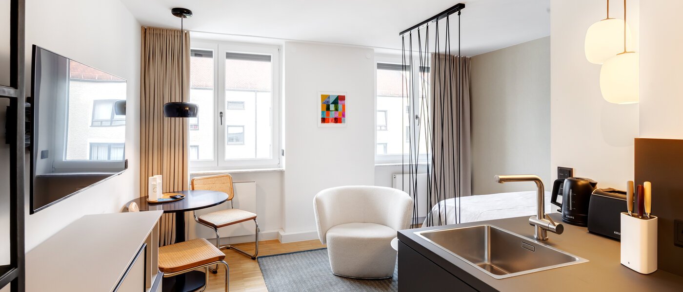 apartamento München Schwabing-West (rund um den Hohenzollernplatz) 01 zona de día  14592