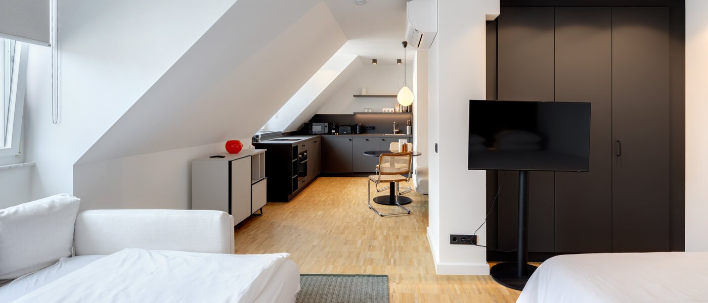 apartamento München Schwabing-West (rund um den Hohenzollernplatz) 04 zona de dormir 14593