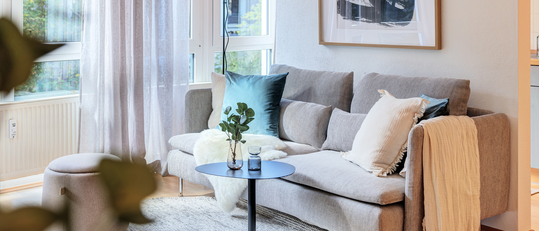 apartamento München Obergiesing 02 sala de estar 14597