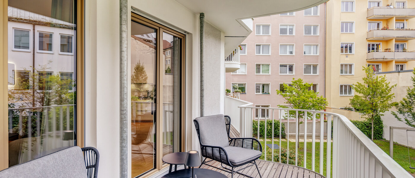 apartamento München Maxvorstadt 01 balcón 14603
