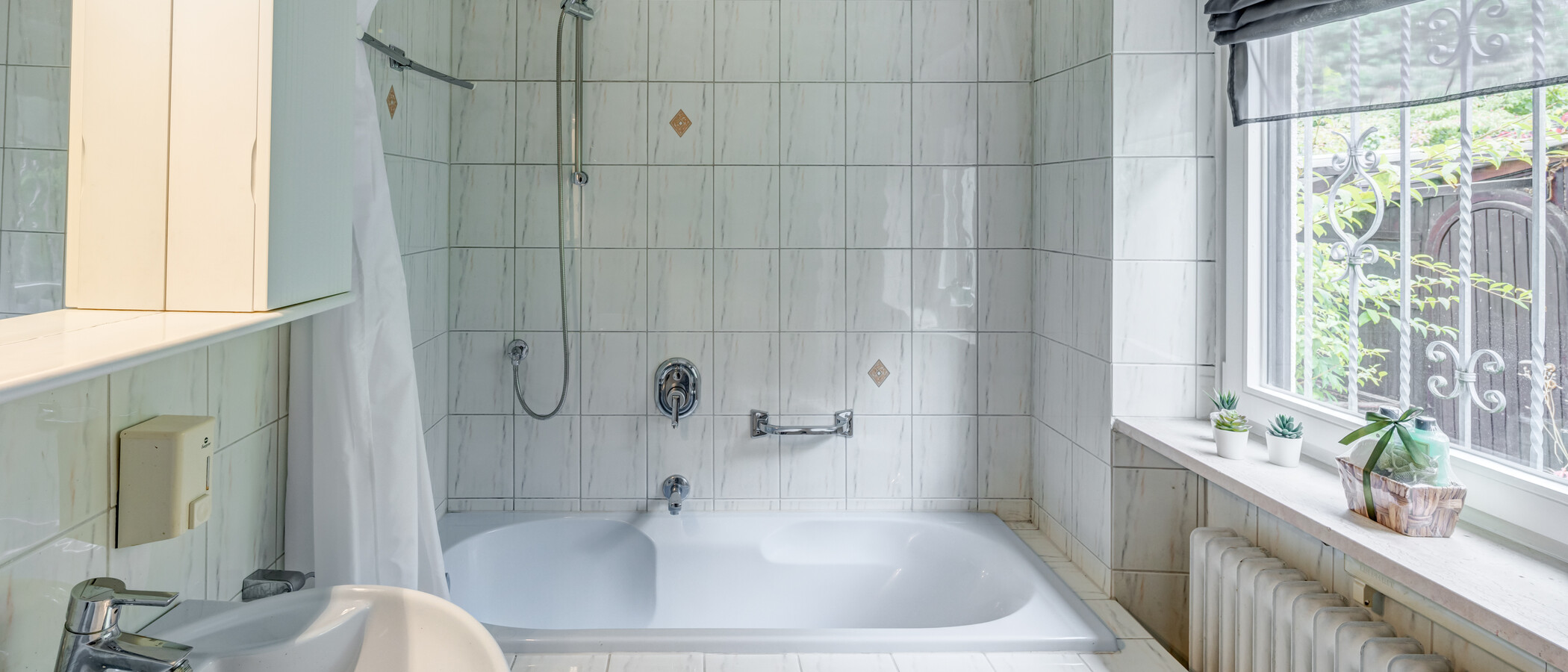 piso con jardín München Hadern 01 baño 14610