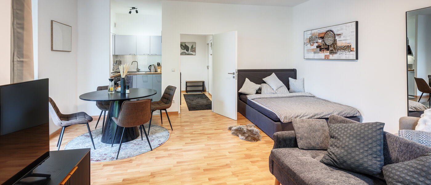 apartamento München Maxvorstadt - Westen 02 zona de día  14611