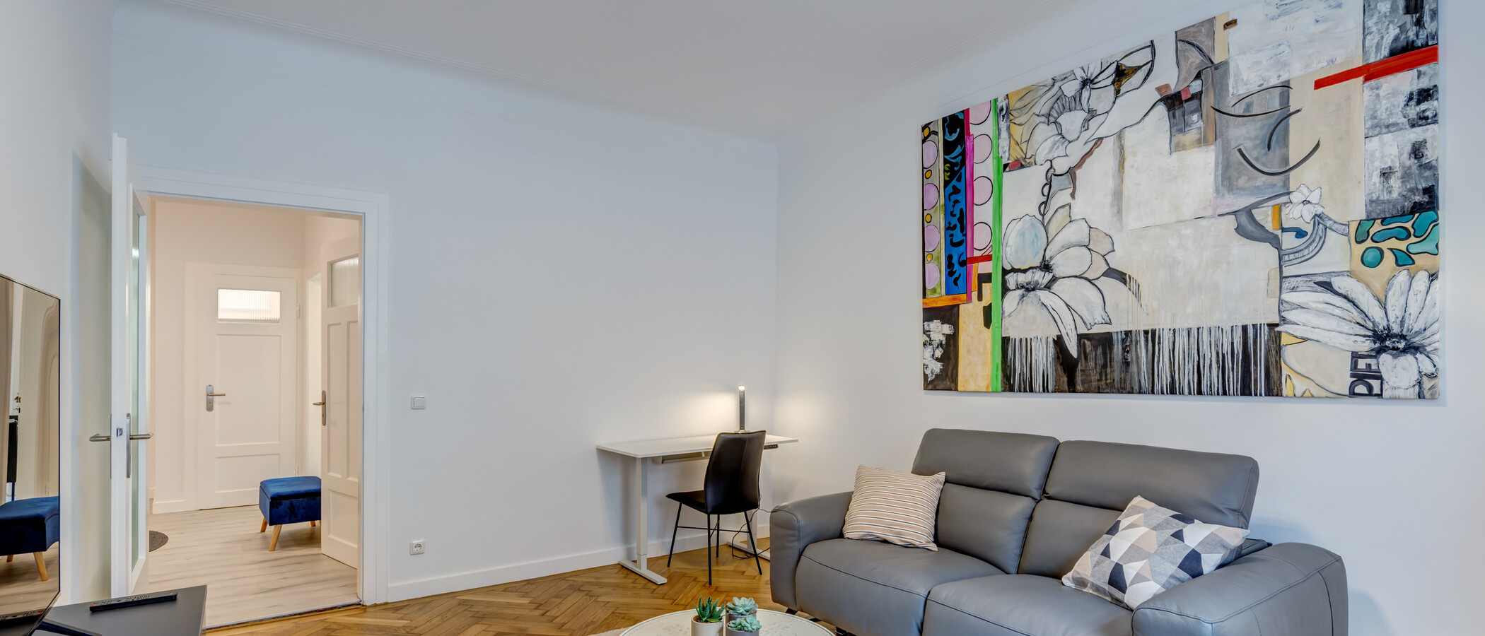 apartamento München Westend 04 zona de día  14613