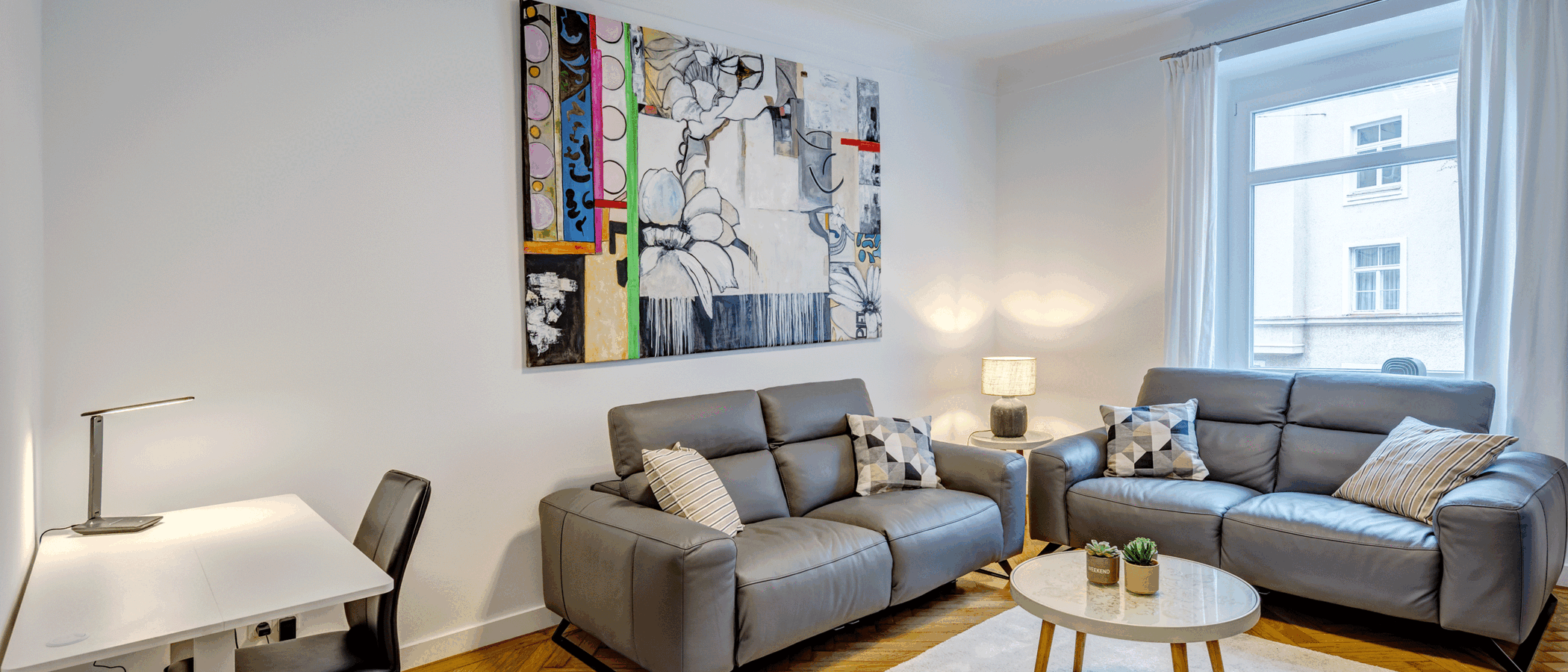 apartamento München Westend 05 zona de día  14613